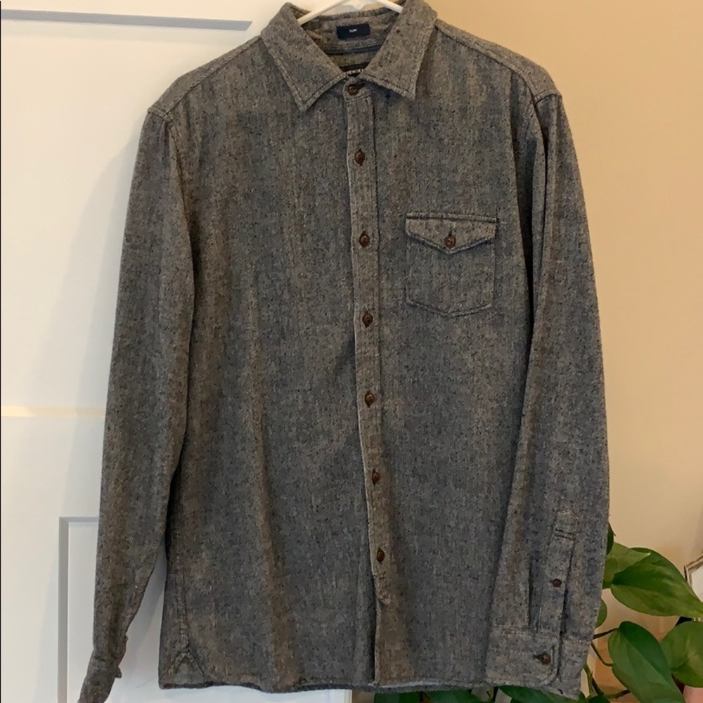 J Crew Men’s Ludlow (slim) Neppy Twill Shirt